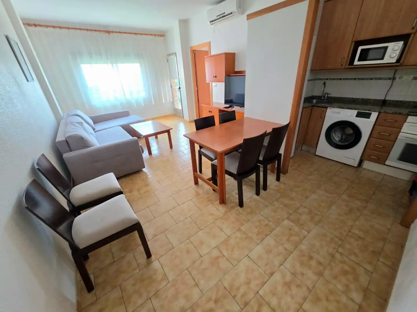Living room of Apartments for sale in Benicasim / Benicàssim  with Air Conditioner, Terrace and Storage room