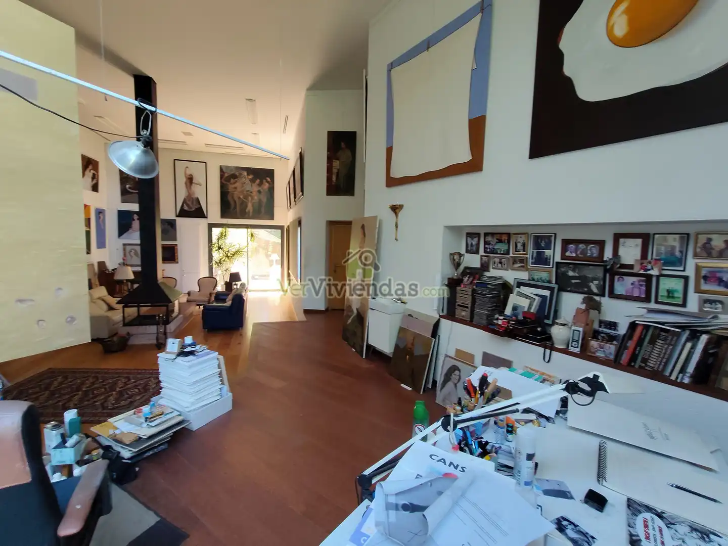 Sala d'estar de Casa o xalet en venda en Sant Cugat del Vallès amb Aire condicionat, Calefacció i Jardí privat