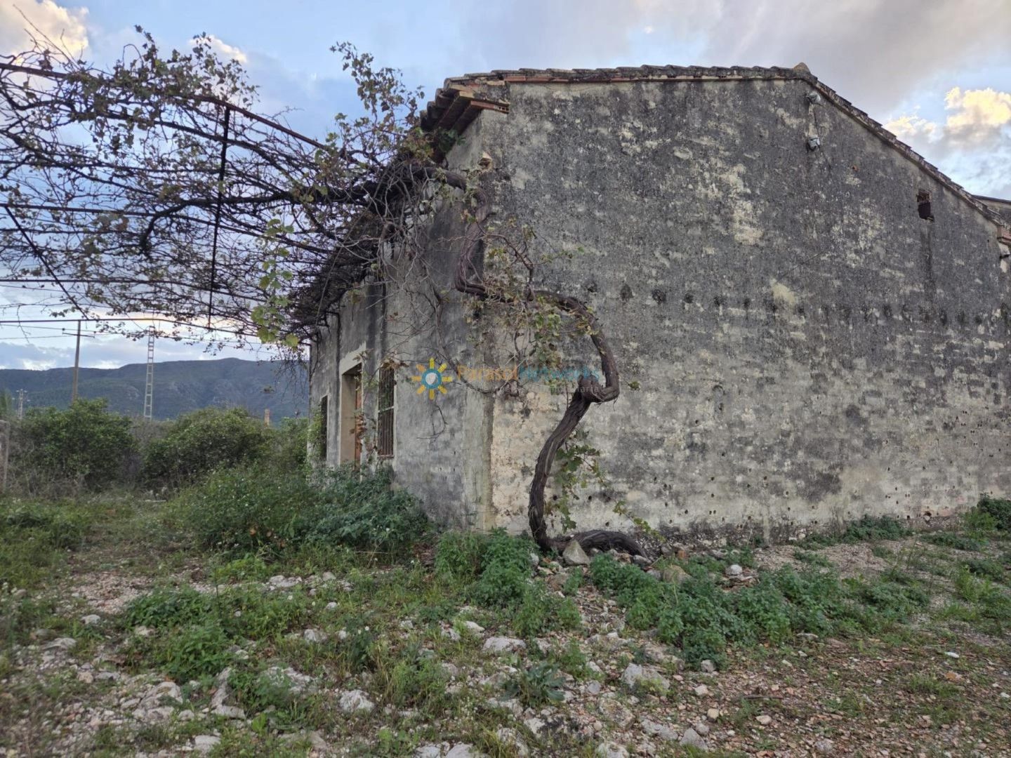 Vista exterior de Finca rústica en venda en Villalonga amb Jardí privat, Terrassa i Traster
