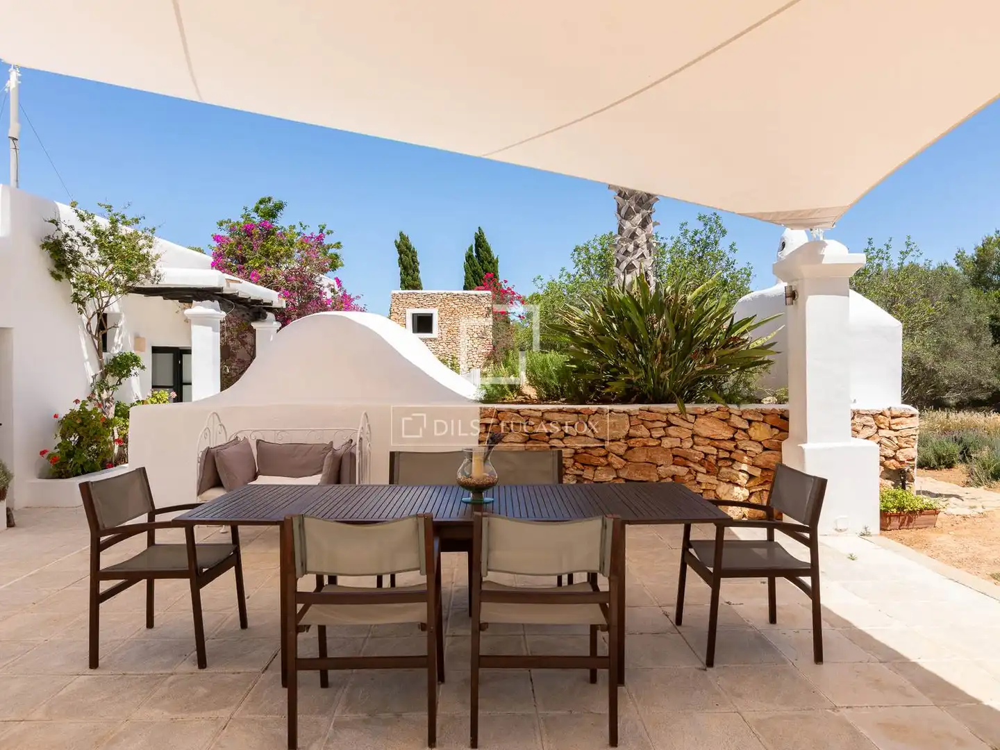 Terrace of Country homes for sale in Santa Eulària des Riu  with Furnished