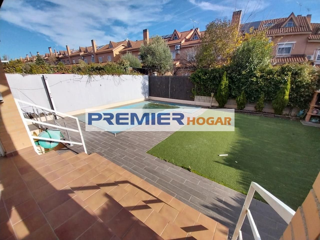 Swimming pool of Single-family semi-detached to rent in Rivas-Vaciamadrid  with Heating, Private garden and Terrace