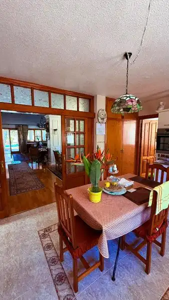 Dining room of Houses for sale in Benidorm  with Swimming Pool, Furnished and Oven