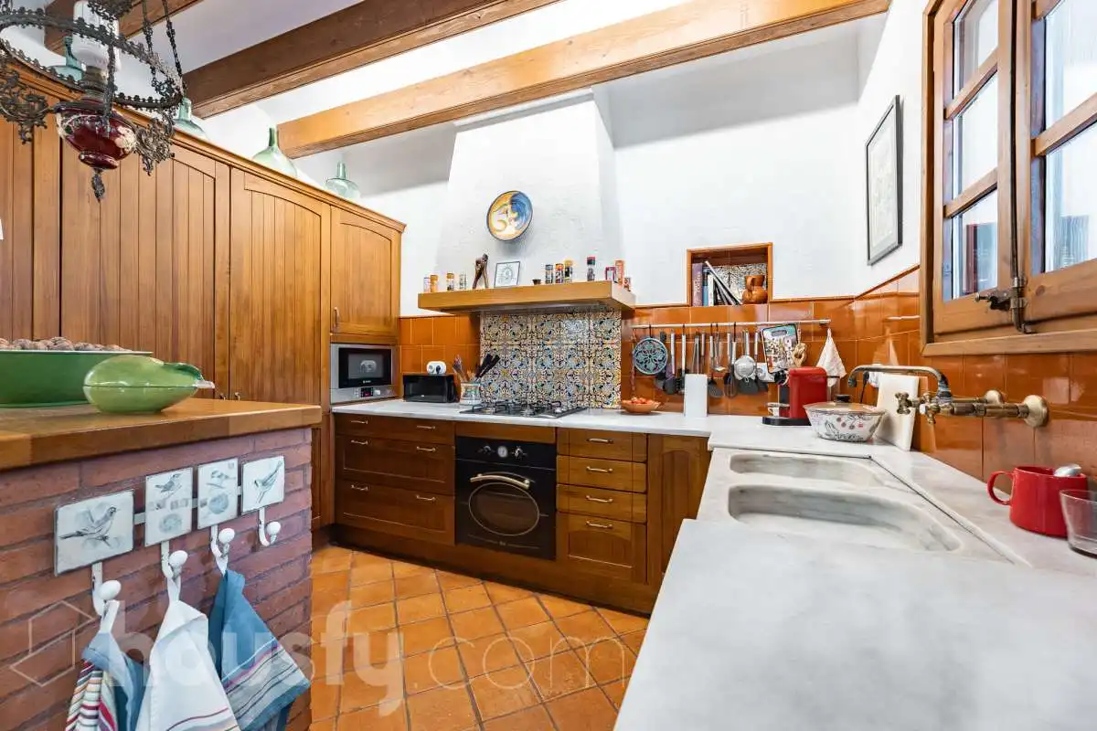 Cocina de Casa o chalet en venta en Castellví de la Marca con Jardín privado, Terraza y Trastero
