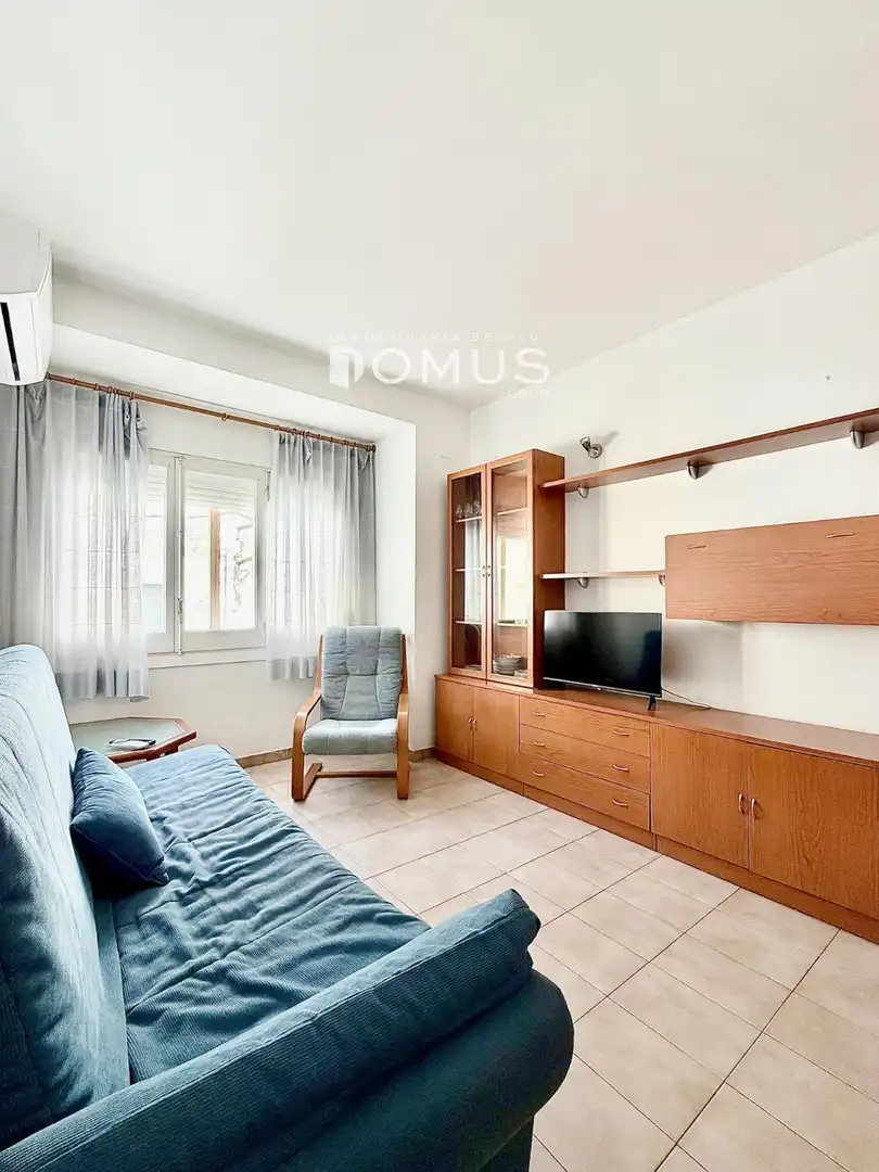 Schlafzimmer von Wohnung zur Miete in L'Escala mit Klimaanlage, Heizung und Terrasse