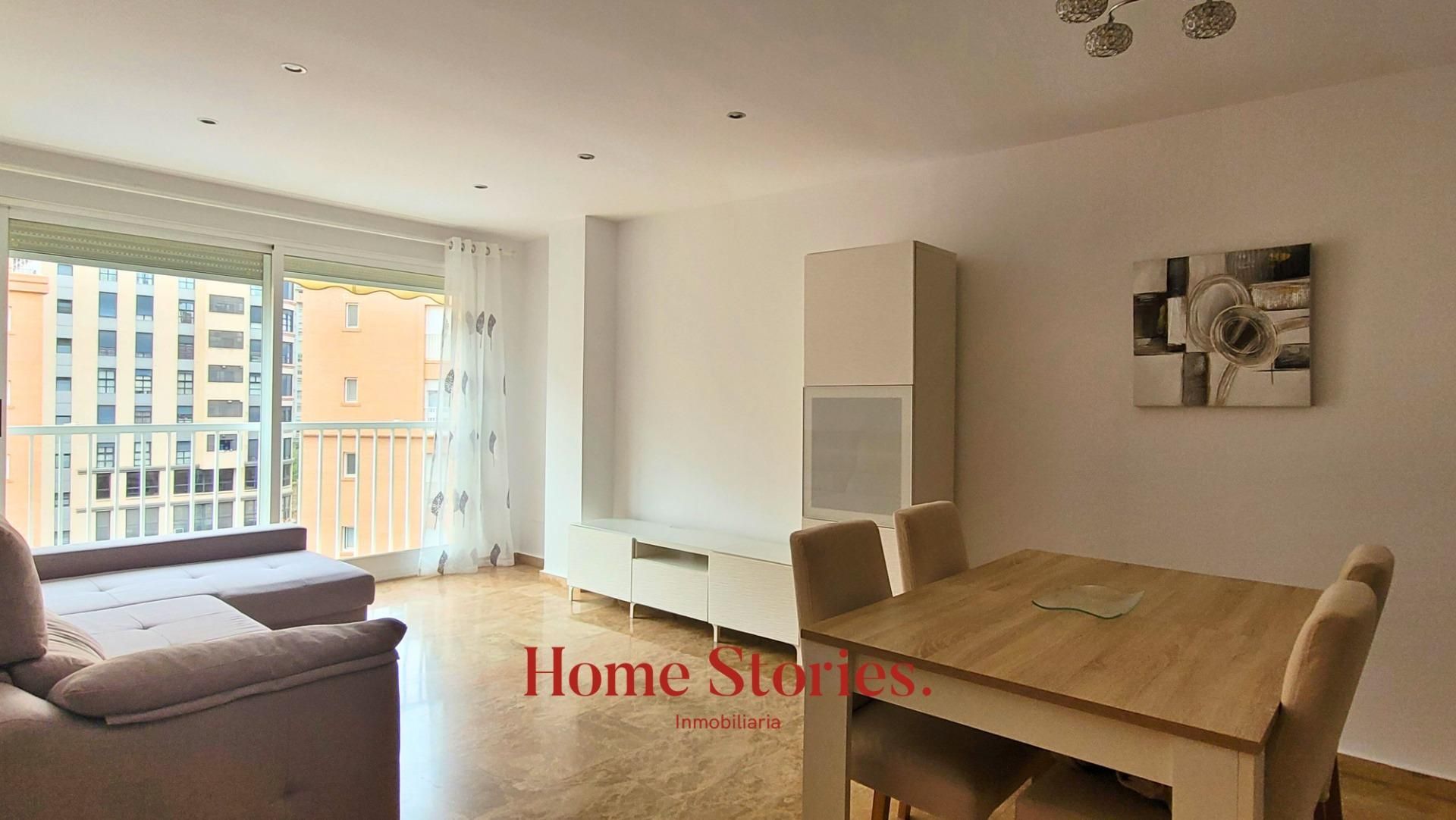 Vista exterior de Piso de alquiler en  Valencia Capital con Aire acondicionado, Calefacción y Balcón