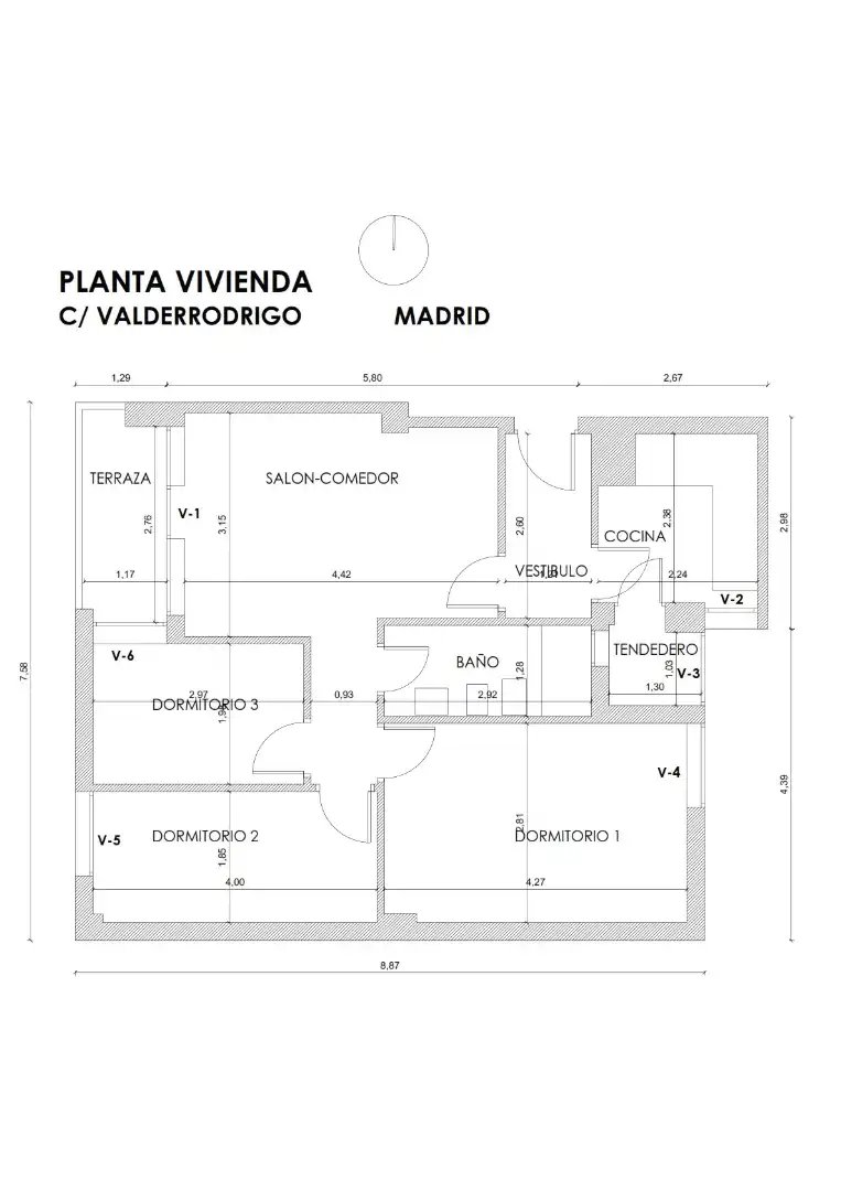 Piso en venta en Madrid con Aire acondicionado, Calefacción y Parquet