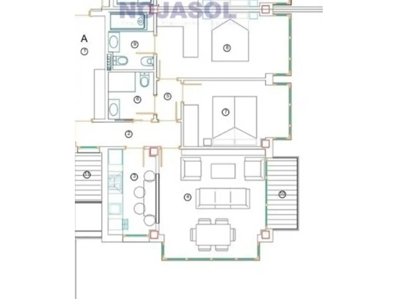 Appartement compact avec piscine à vendre à Calle Maza, imagen 6