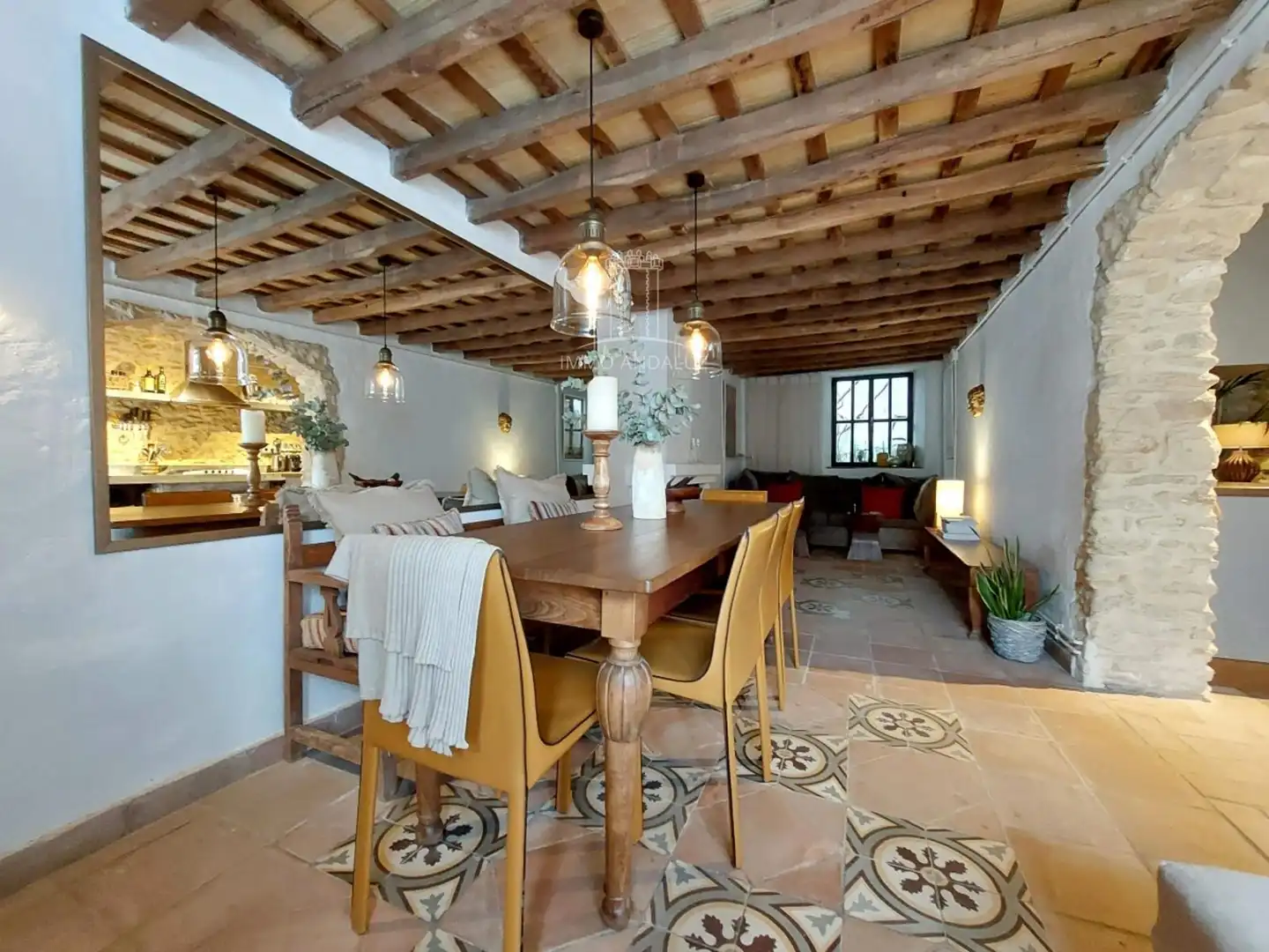Esszimmer von Haus oder Chalet zum Verkauf in Medina Sidonia mit Heizung