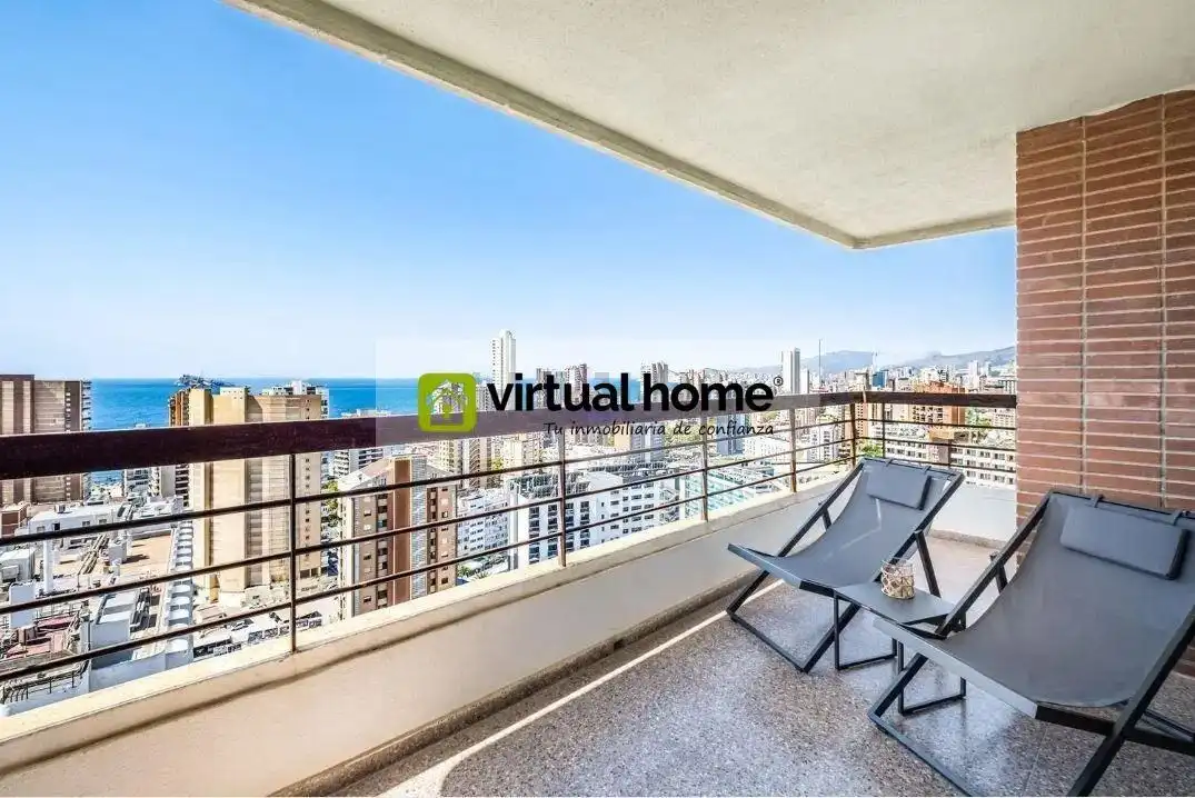 Exterior view of Flat for sale in Benidorm  with Air Conditioner, Terrace and Furnished