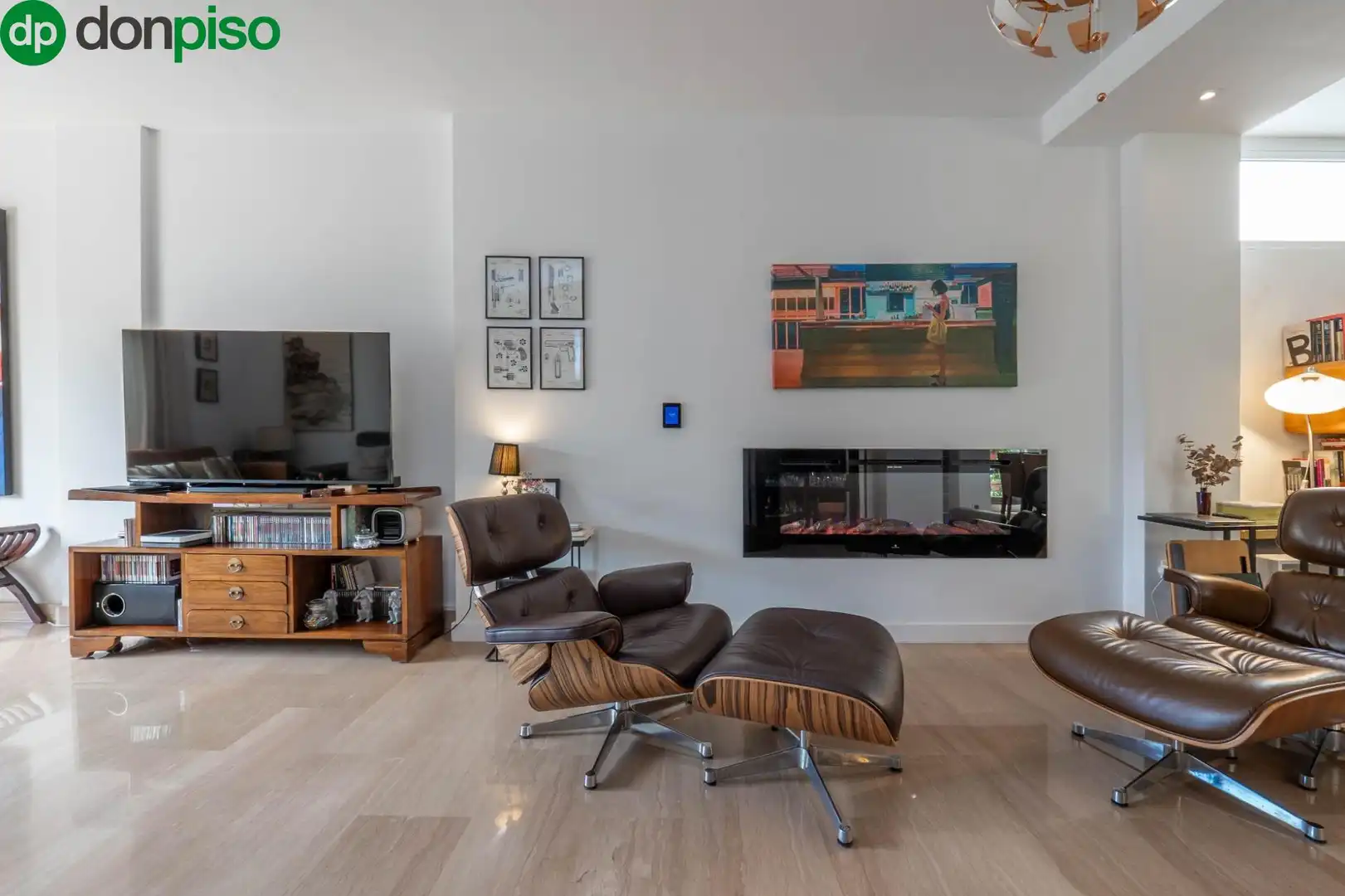 Wohnzimmer von Einfamilien-Reihenhaus zum Verkauf in Granada mit Klimaanlage und Terrasse