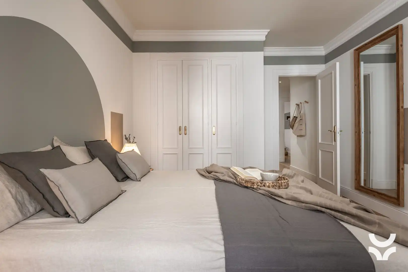 Bedroom of Apartments for rent in Madrid  with Air Conditioner, Heating and Furnished