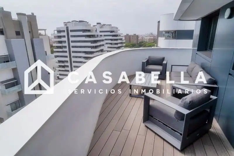 Terrasse von Dachboden zur Miete in Valencia mit Klimaanlage, Heizung und Terrasse