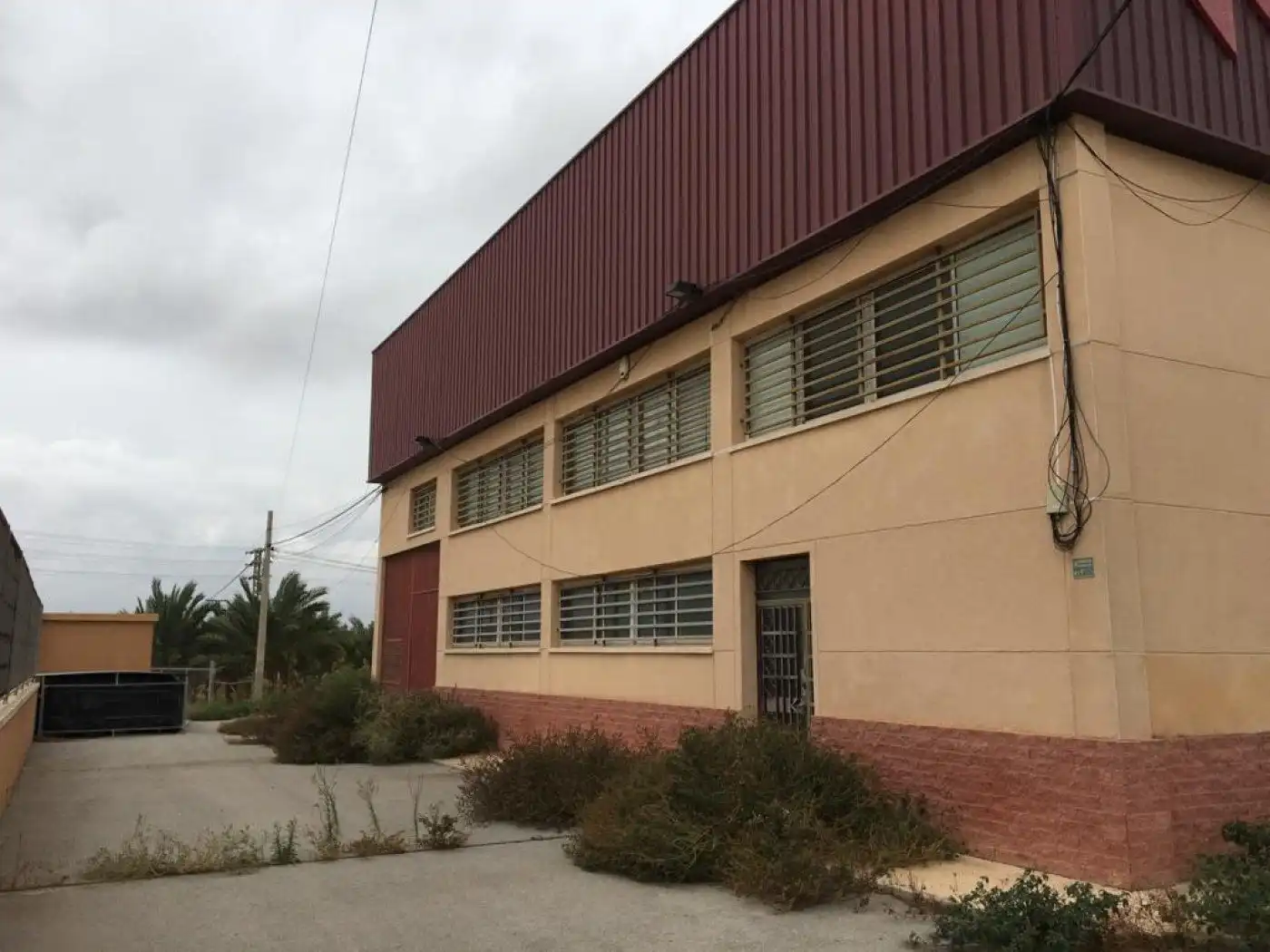 Vista exterior de Nau industrial en venda en Elche / Elx