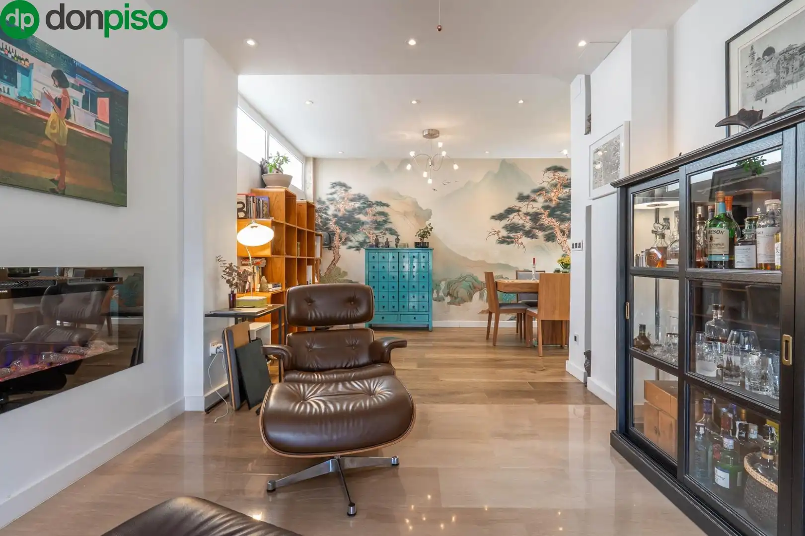 Wohnzimmer von Einfamilien-Reihenhaus zum Verkauf in Granada mit Klimaanlage und Terrasse