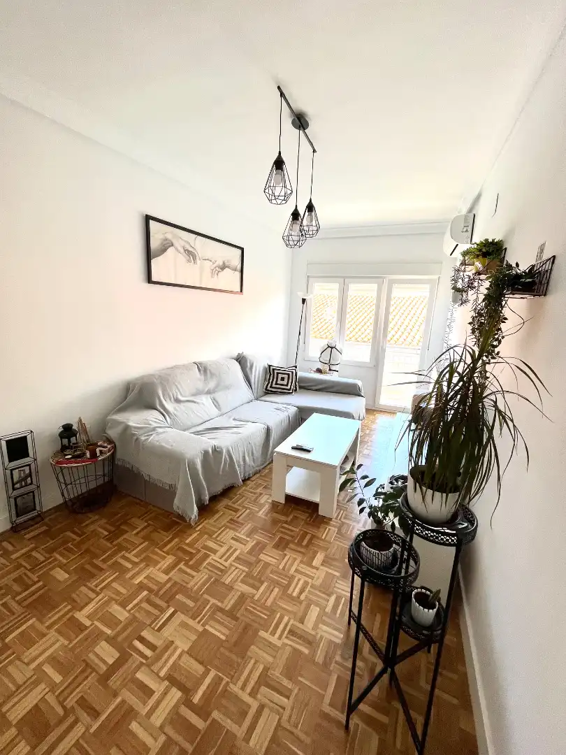 Sala de estar de Piso de alquiler en Plasencia con Aire acondicionado, Terraza y Amueblado