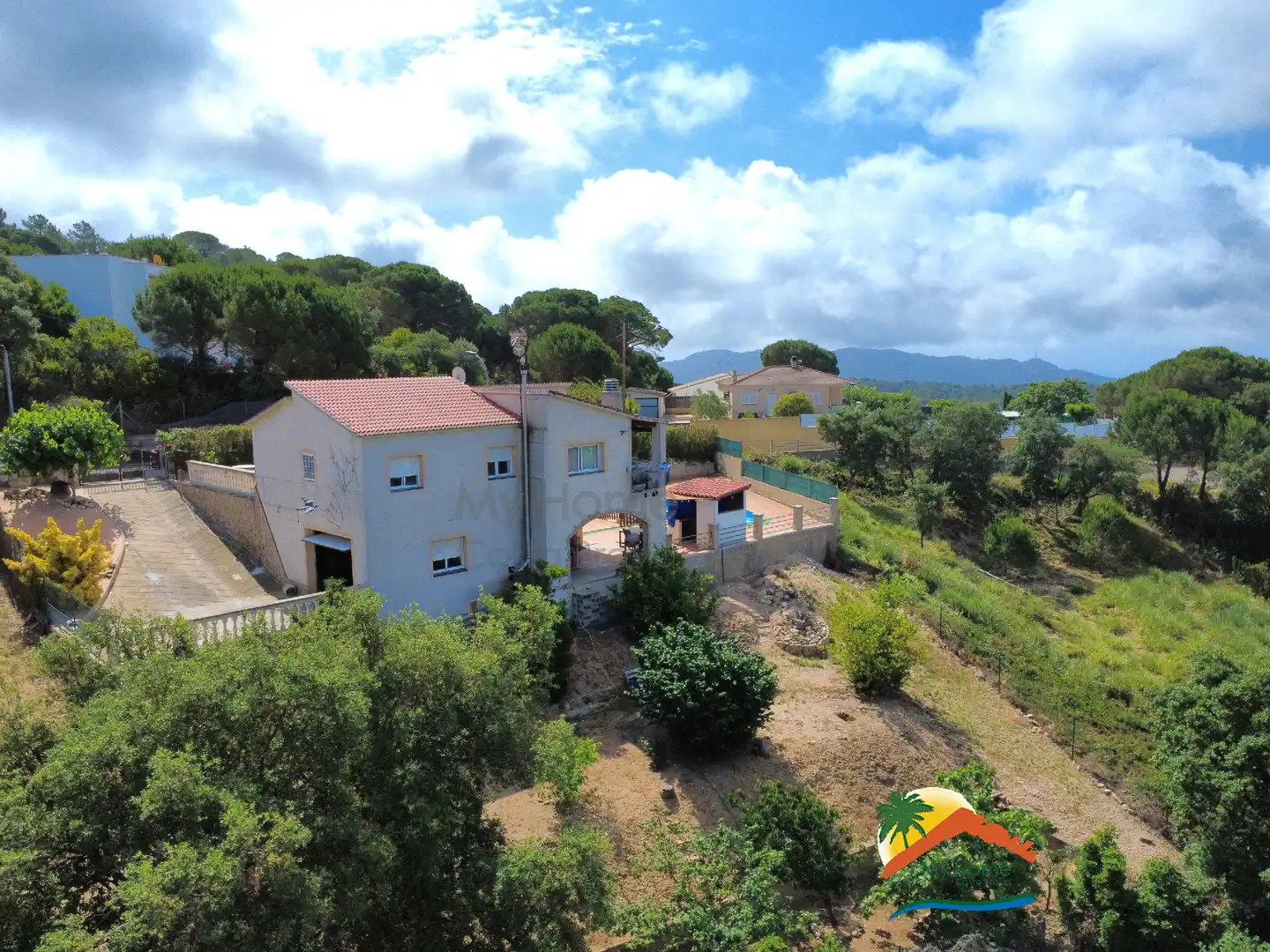 Vista exterior de Casa o xalet en venda en Vidreres amb Calefacció, Jardí privat i Terrassa