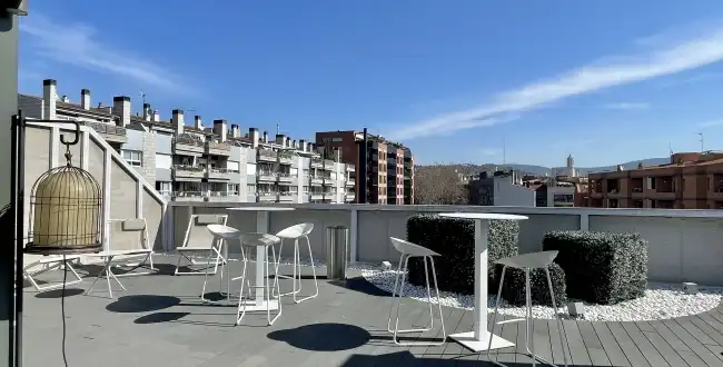 Terrasse von Büro zur Miete in Girona mit Klimaanlage, Heizung und Balkon