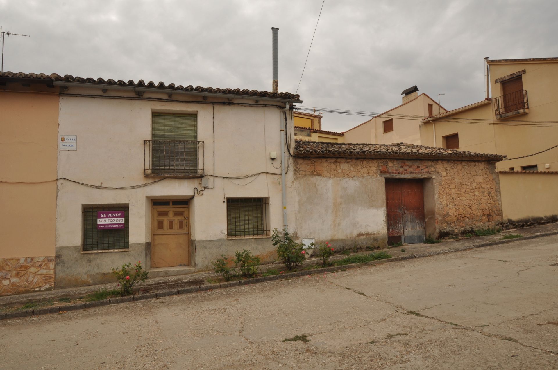 Exterior view of Single-family semi-detached for sale in Cogolludo  with Private garden, Terrace and Furnished