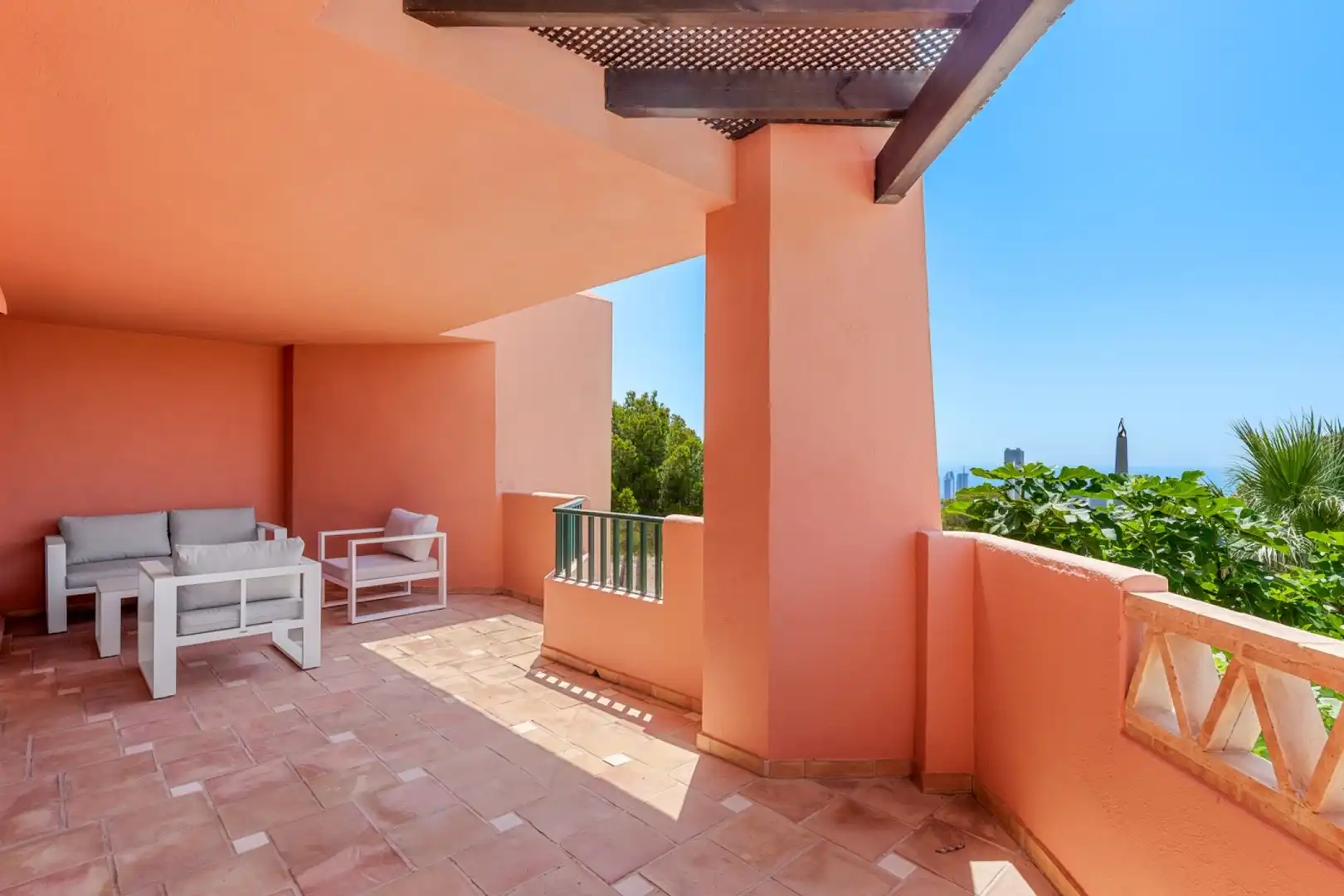 Terrace of Flat for sale in Finestrat  with Storage room, Swimming Pool and Community pool