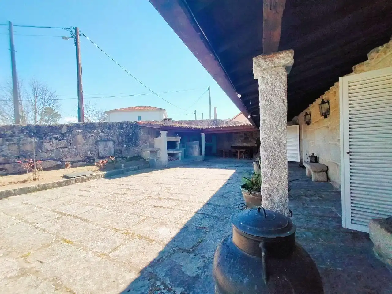 Außenansicht von Country house zum Verkauf in San Cibrao das Viñas mit Heizung, Privatgarten und Terrasse