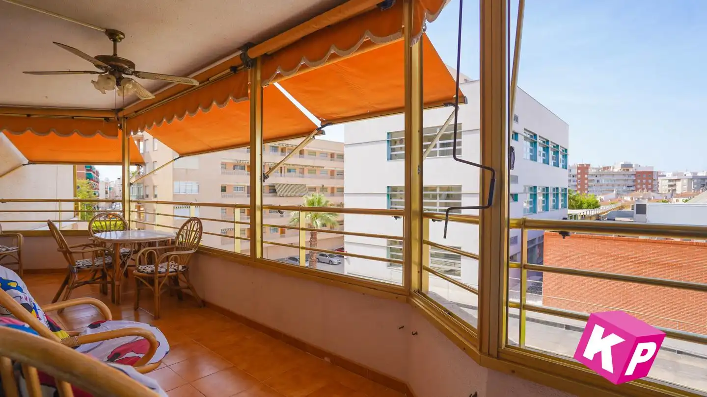 Balcony of Flat for sale in Santa Pola  with Air Conditioner, Terrace and Swimming Pool