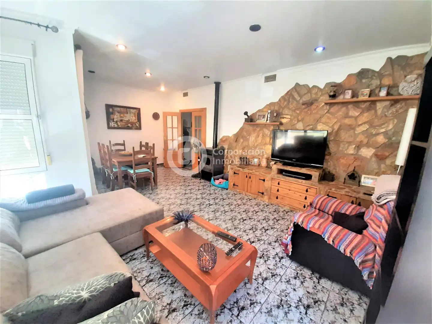 Sala de estar de Casa o chalet en venta en Lorca con Calefacción, Terraza y Balcón