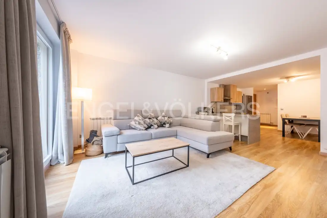 Sala de estar de Piso de alquiler en La Massana con Calefacción, Parquet y Terraza