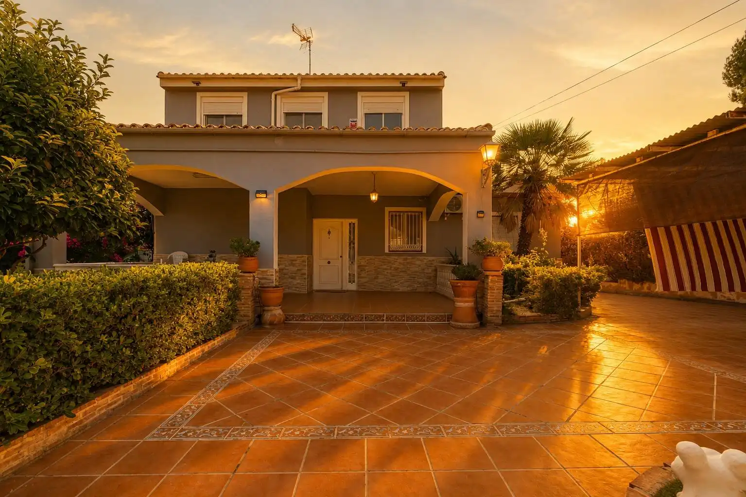 Vista exterior de Casa o chalet en venta en Montserrat con Aire acondicionado, Jardín privado y Terraza