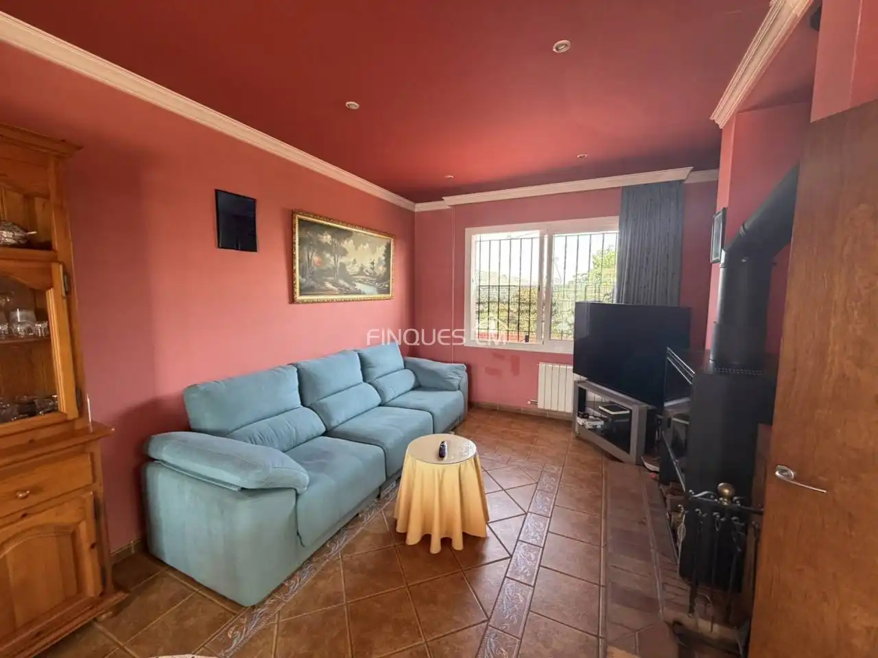 Wohnzimmer von Haus oder Chalet zum Verkauf in Tordera mit Heizung, Privatgarten und Terrasse