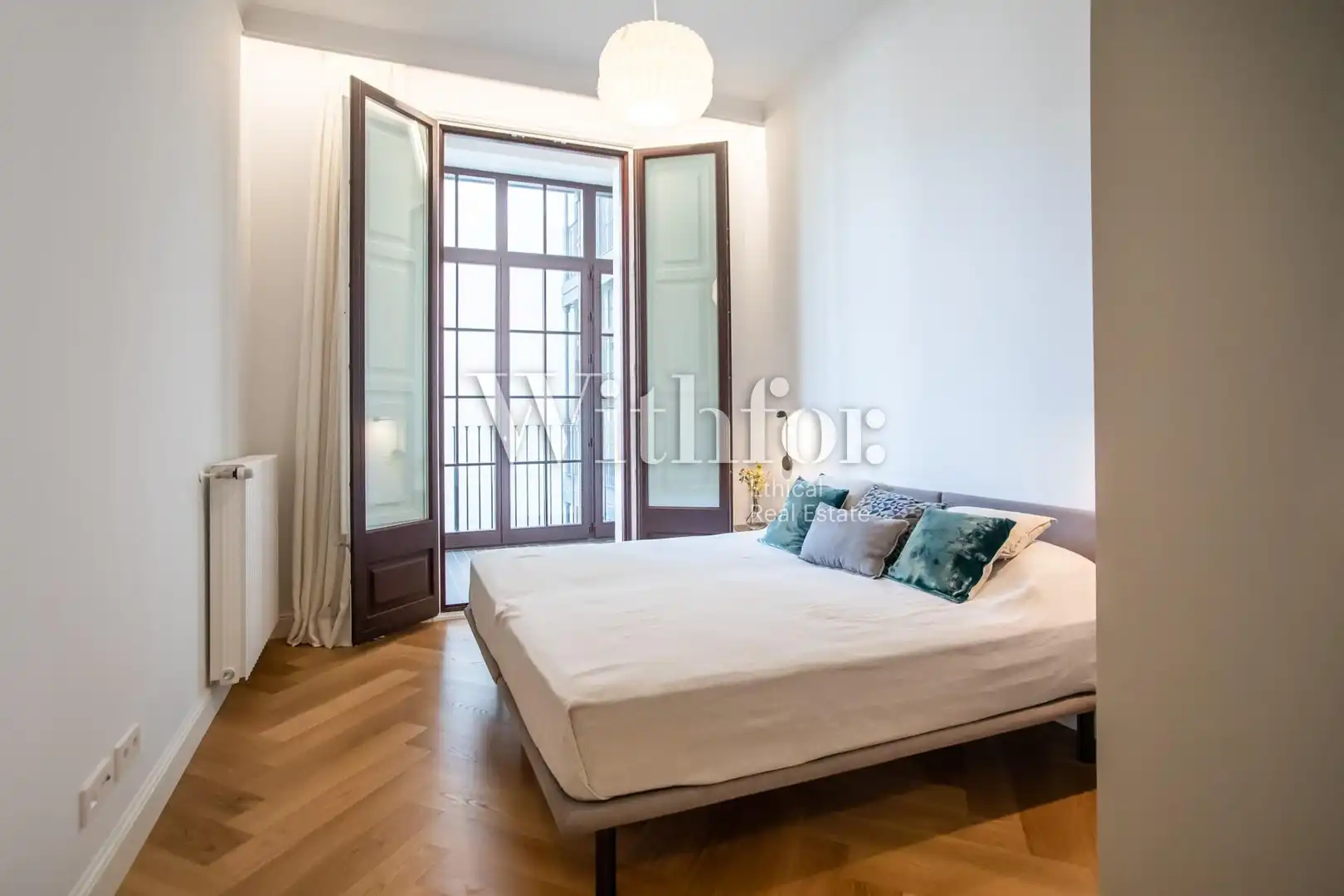 Bedroom of Flat for rent in Barcelona  with Air Conditioner, Heating and Terrace