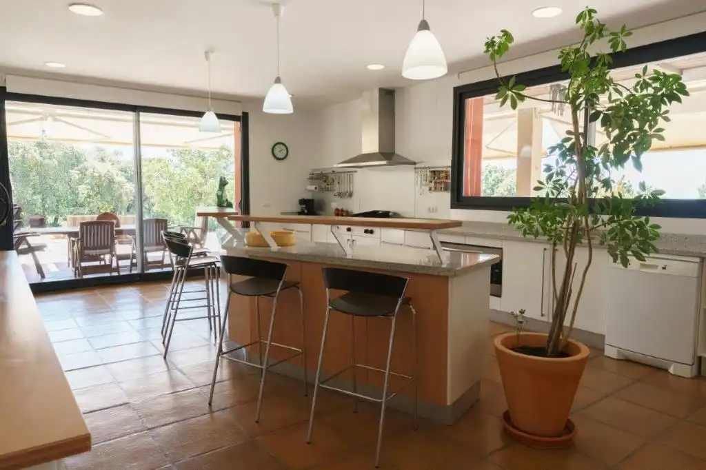 Cocina de Casa o chalet en venta en Santiago-Pontones con Aire acondicionado, Jardín privado y Terraza