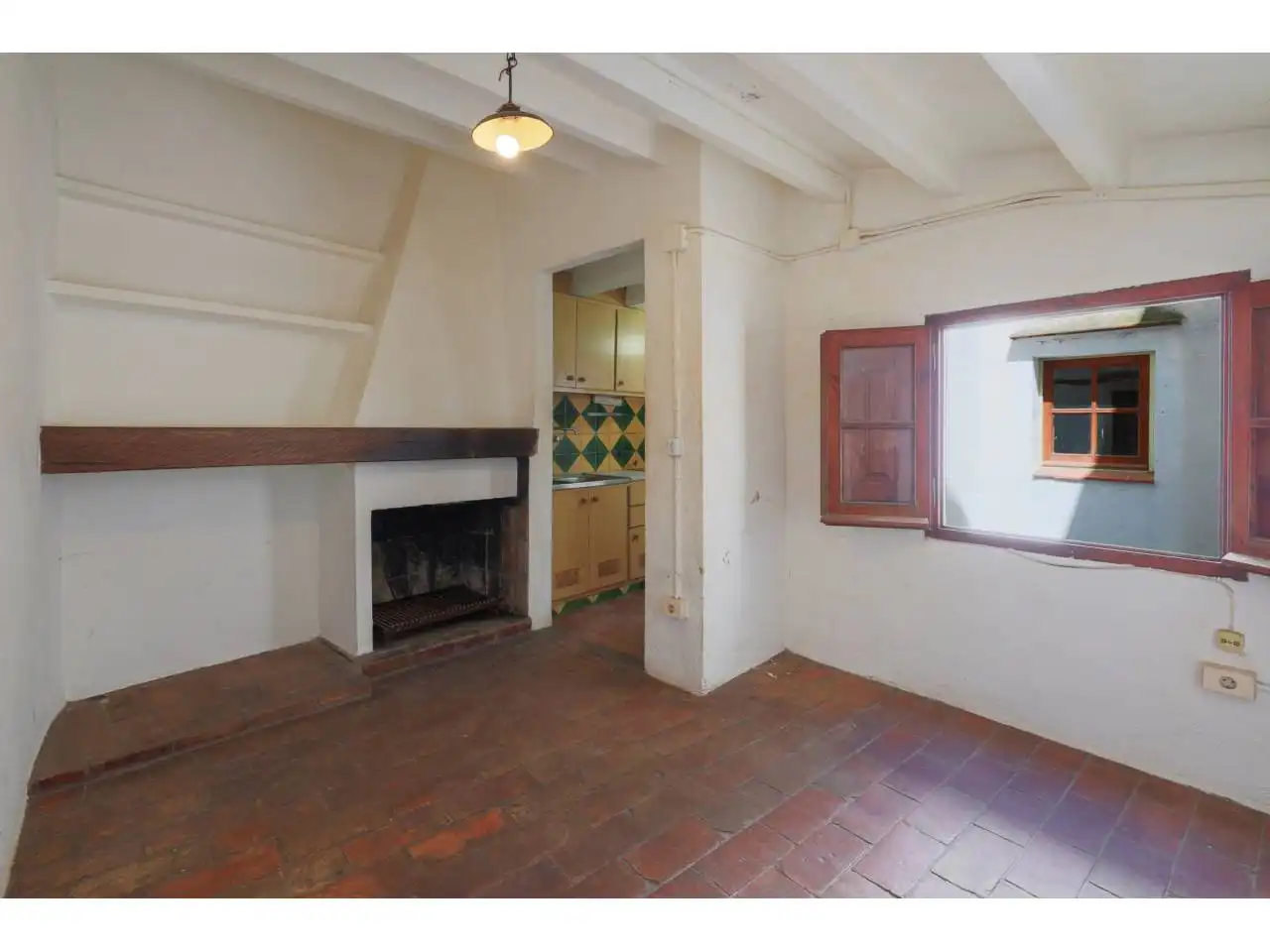 Cocina de Finca rústica en venta en Palau de Santa Eulàlia con Terraza