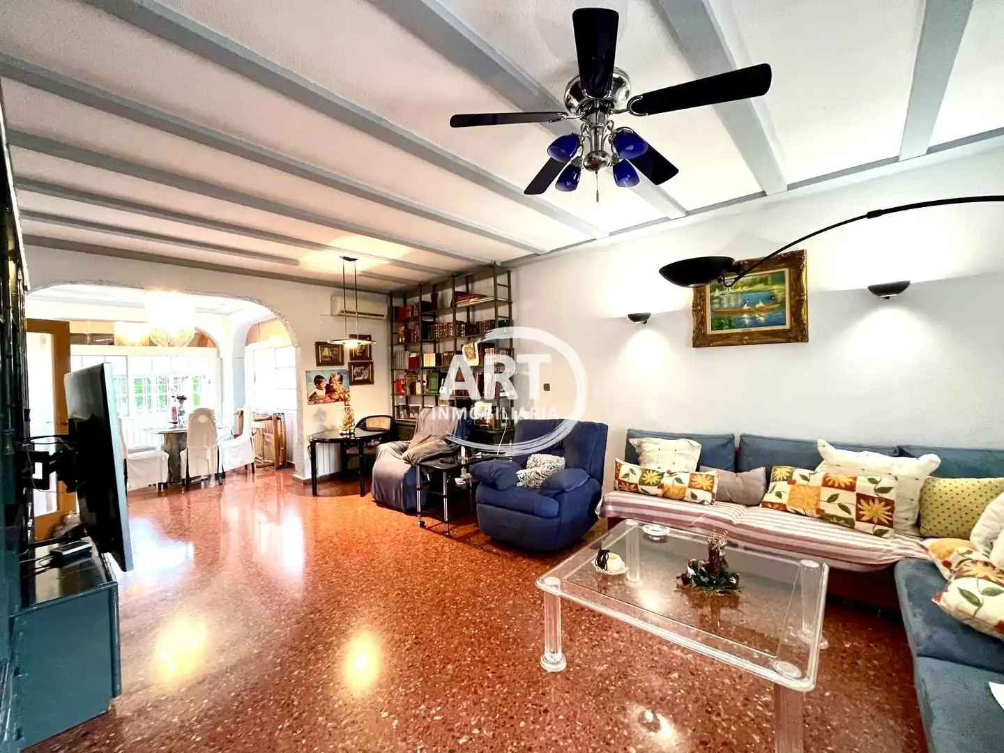 Living room of Houses for sale in San Antonio de Benagéber  with Air Conditioner, Heating and Private garden