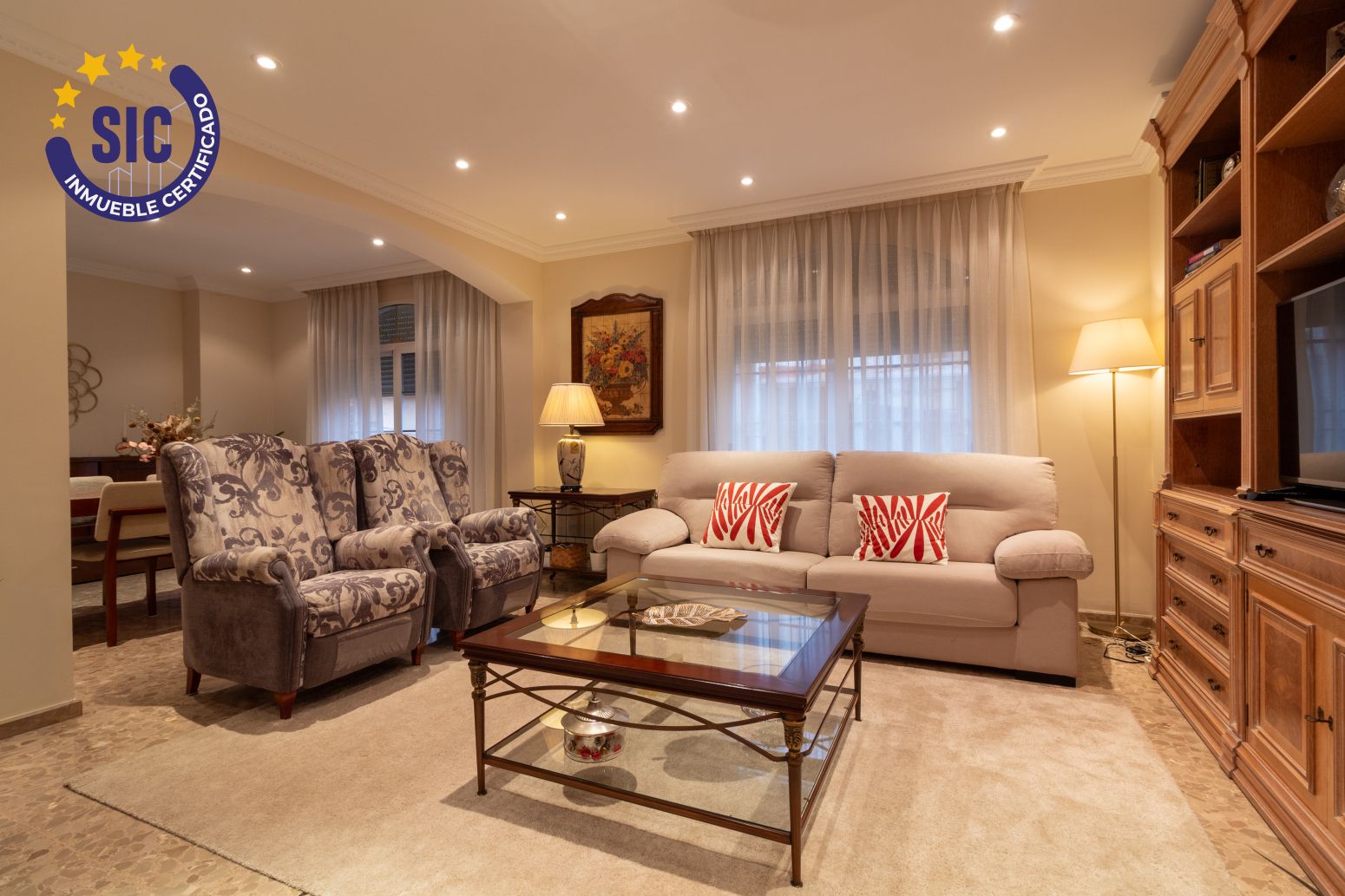 Sala d'estar de Casa o xalet en venda en Sagunto / Sagunt amb Aire condicionat, Calefacció i Terrassa