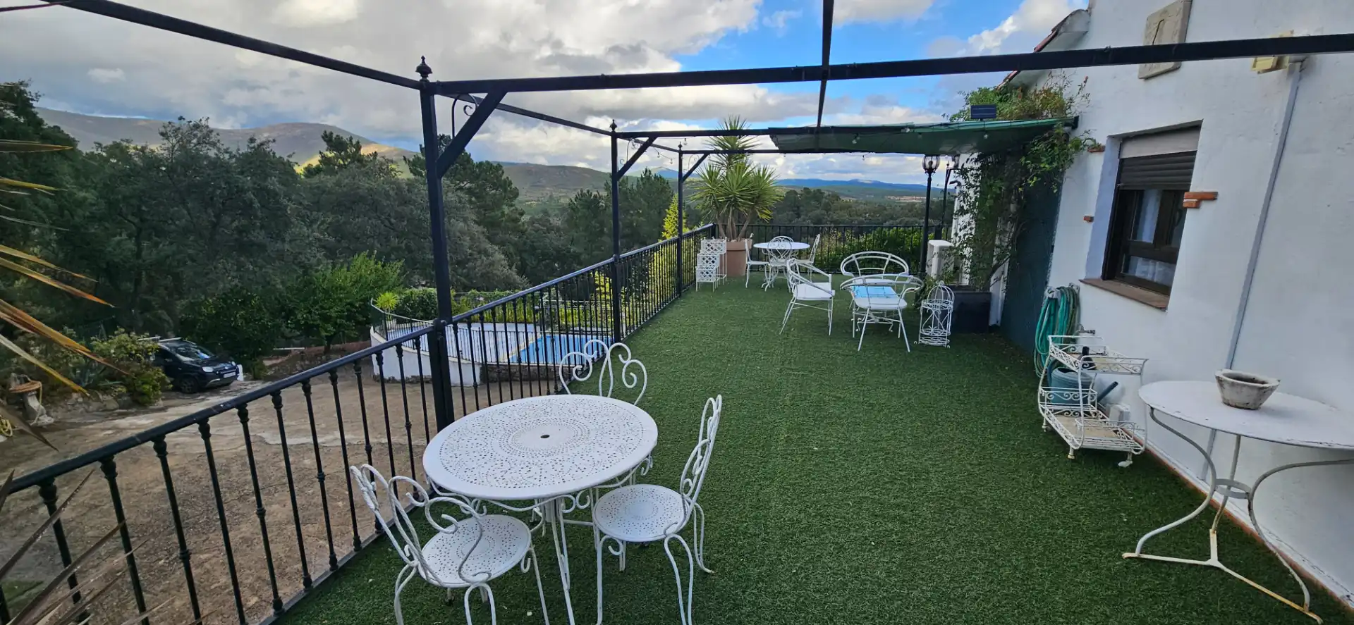 Terraza de Casa o chalet en venta en Acebo con Aire acondicionado, Calefacción y Jardín privado