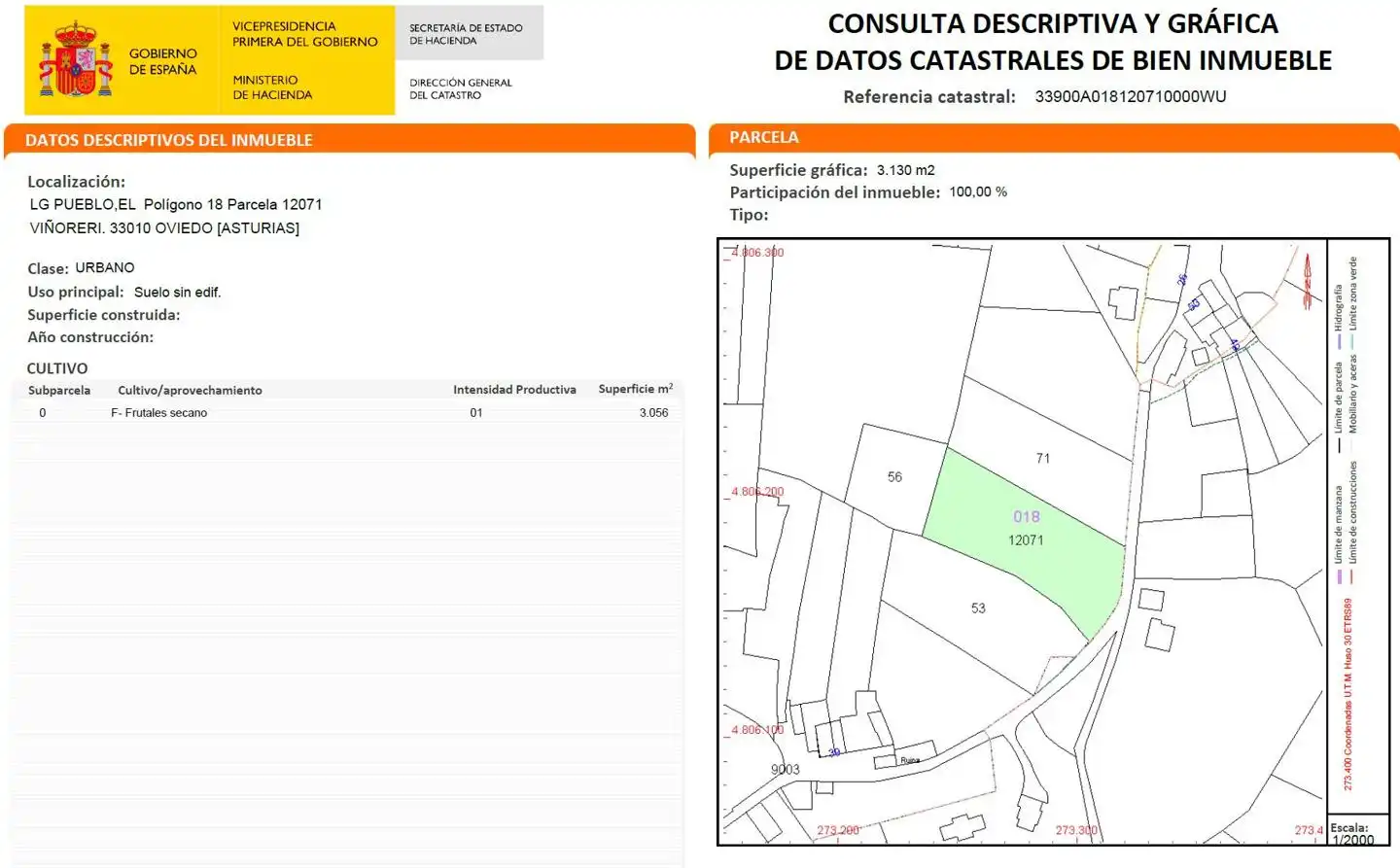 Residencial en venta en Oviedo 