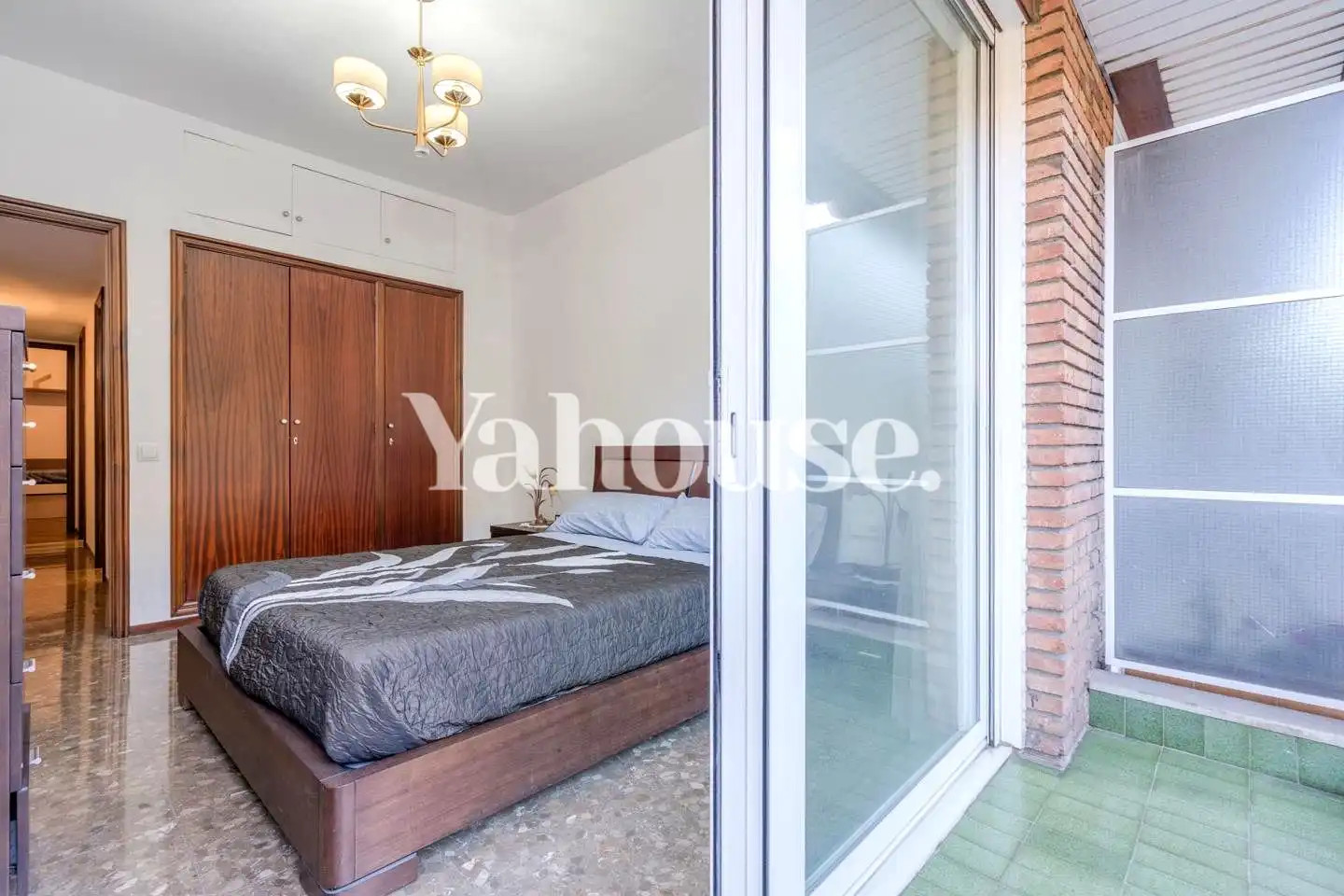 Schlafzimmer von Wohnung zum Verkauf in Barcelona mit Klimaanlage, Heizung und Terrasse