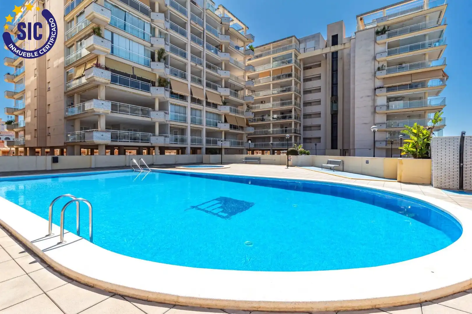 Swimming pool of Attic for sale in Peñíscola / Peníscola  with Air Conditioner, Heating and Terrace