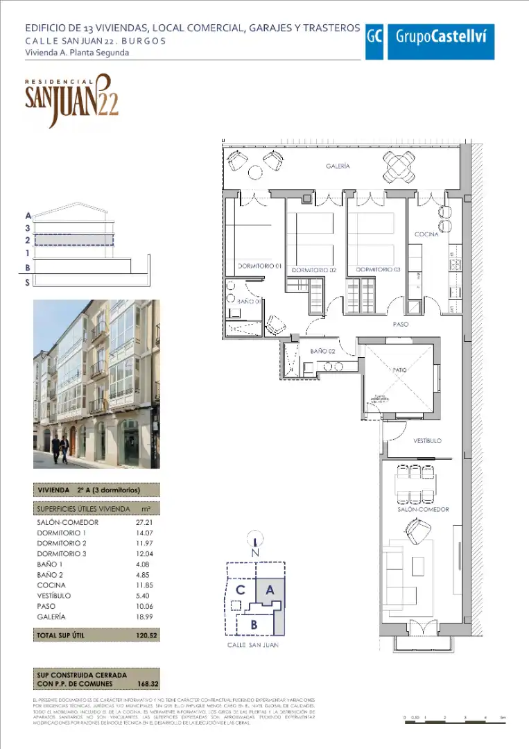 Piso en venta en Calle San Juan, 22, Villa Pilar