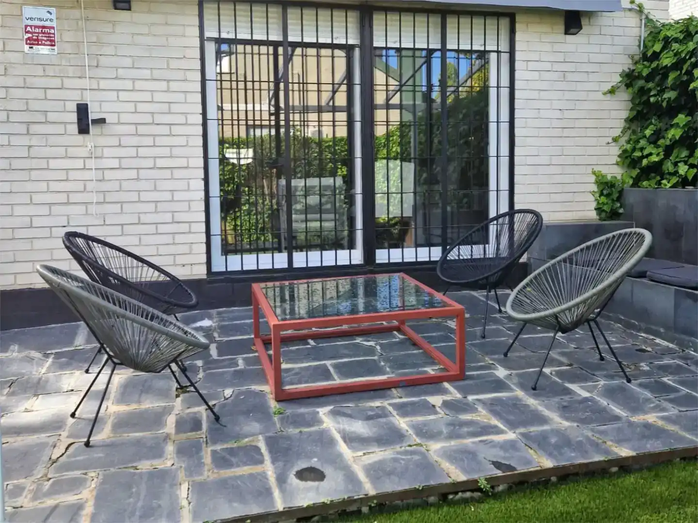 Terraza de Casa o chalet para compartir en Madrid con Aire acondicionado, Jardín privado y Parquet