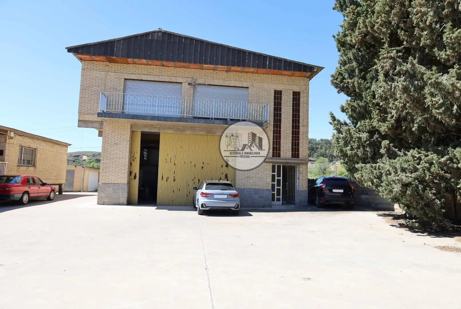Vista exterior de Casa o chalet en venta en Híjar con Calefacción, Jardín privado y Terraza