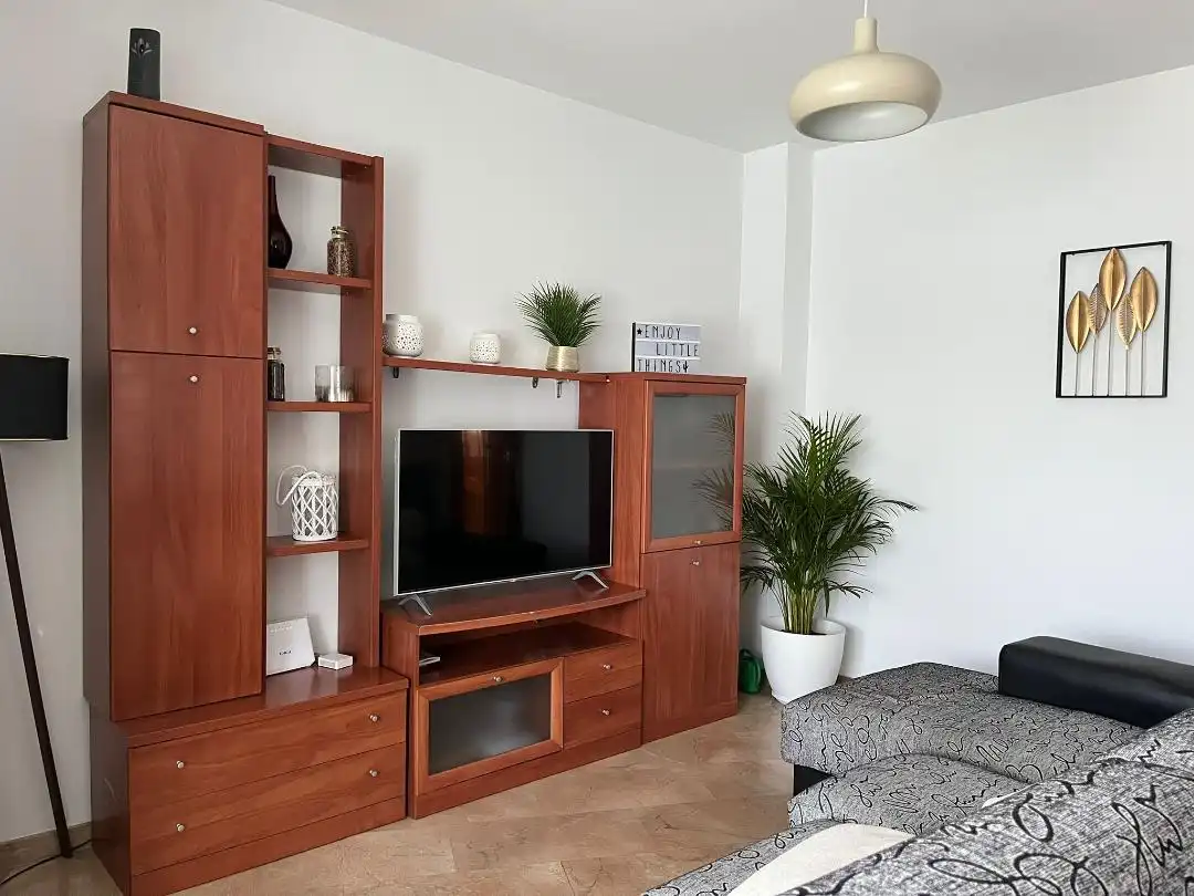Sala de estar de Piso en venta en Terrassa con Aire acondicionado, Calefacción y Amueblado