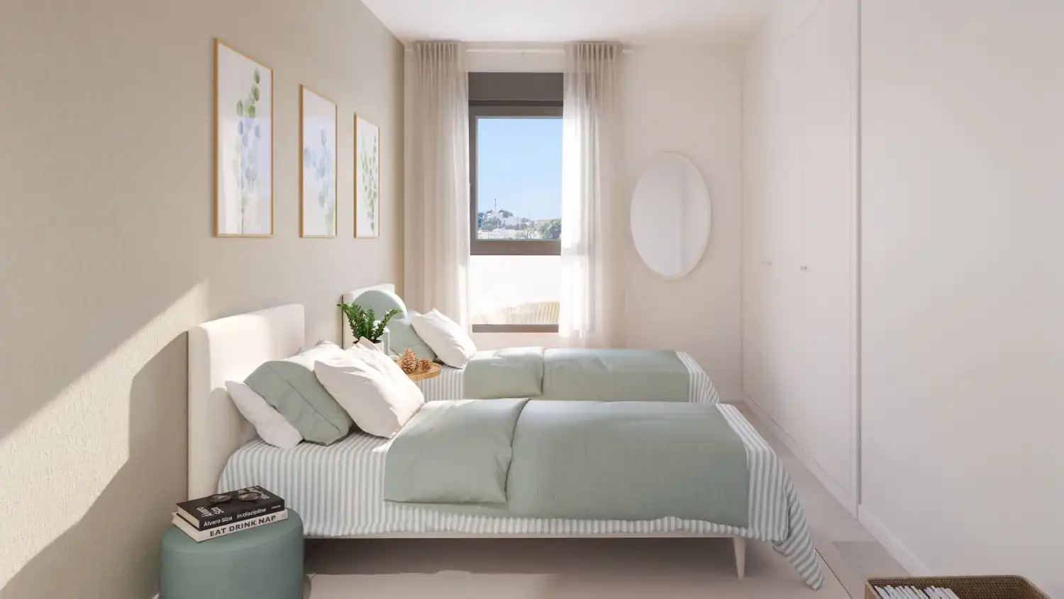 Bedroom of Flat for sale in Mijas  with Air Conditioner, Heating and Terrace