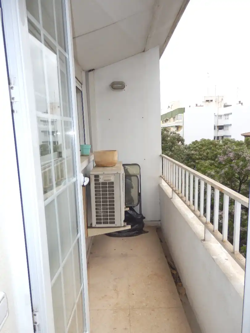 Terraza de Piso de alquiler en Valencia con Aire acondicionado, Amueblado y Horno