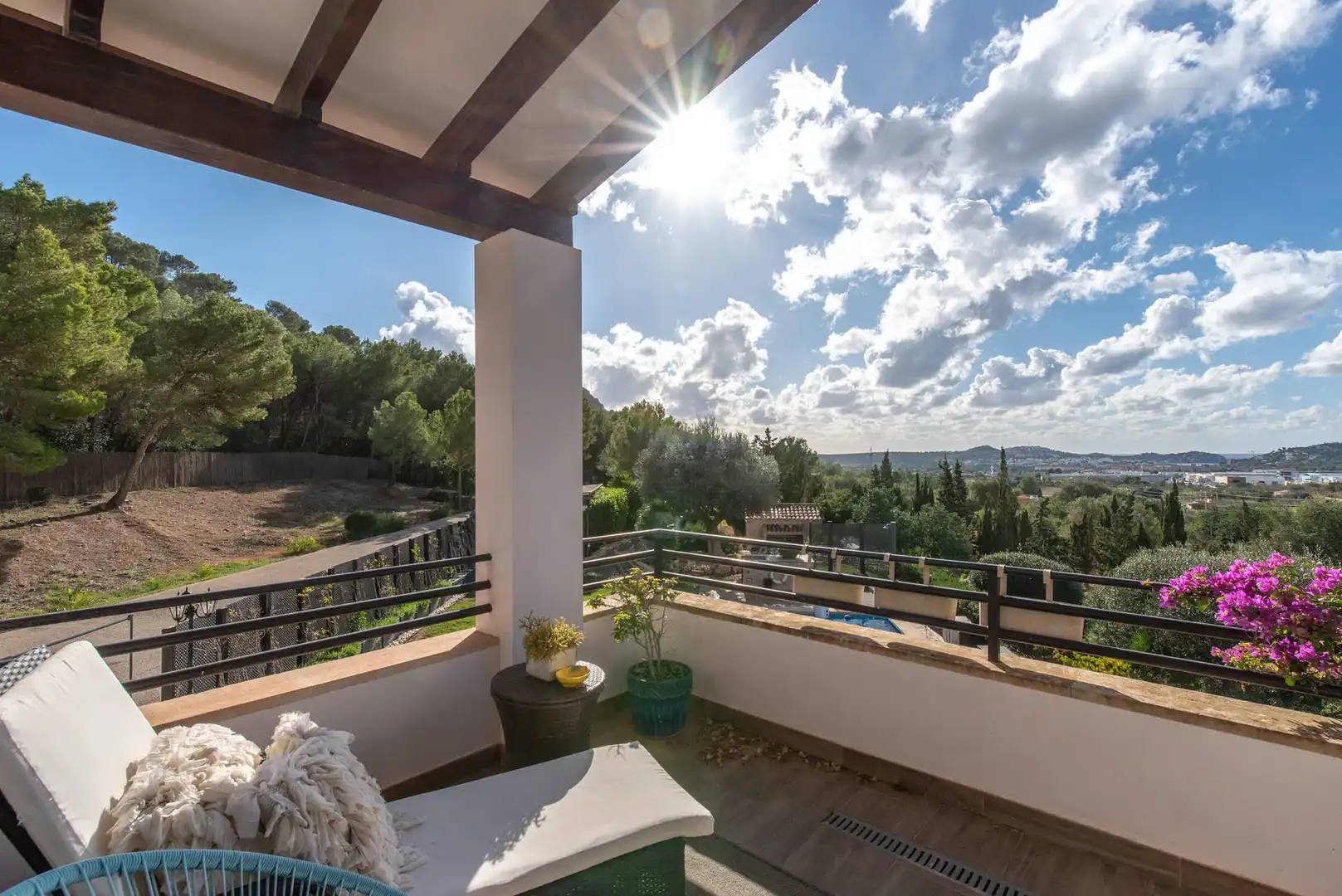 Schlafzimmer von Country house zum Verkauf in Calvià mit Klimaanlage, Heizung und Terrasse