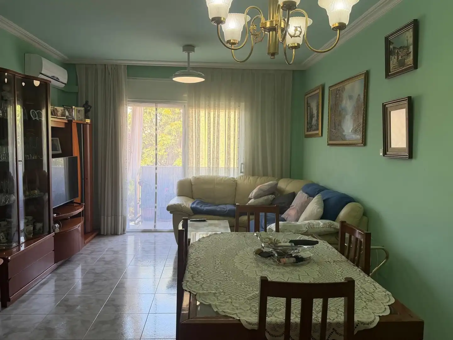Living room of Flat for sale in Mataró  with Air Conditioner and Heating