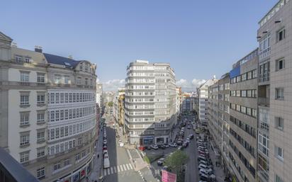 Exterior view of Apartment for sale in A Coruña Capital   with Air Conditioner, Heating and Storage room