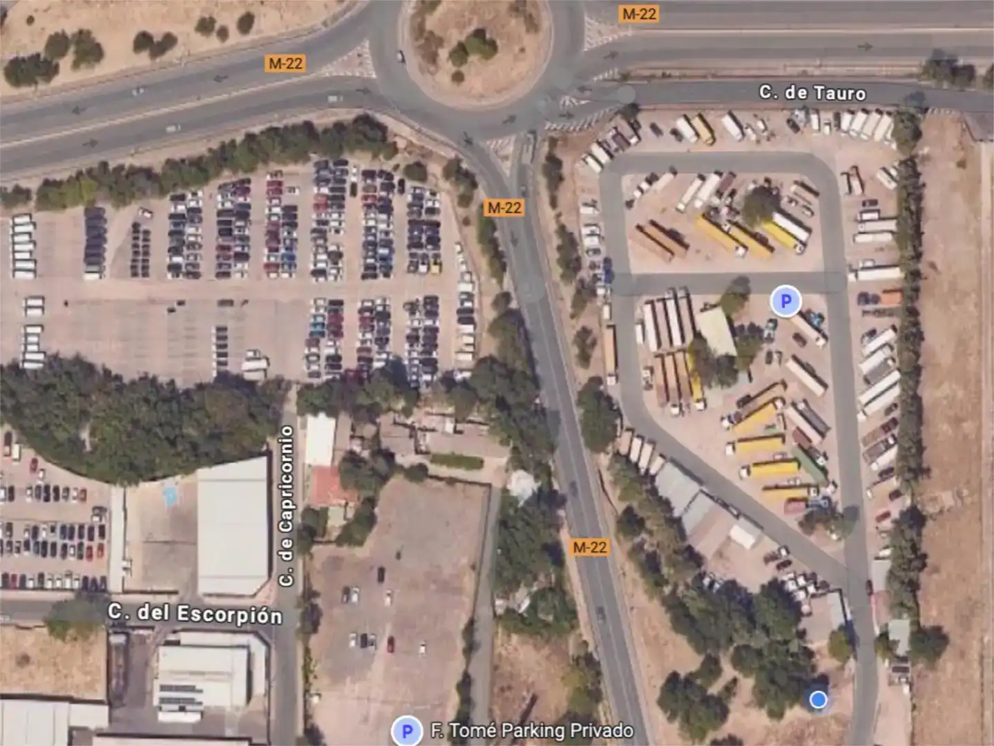 Aparcament de Garatge de lloguer en Madrid