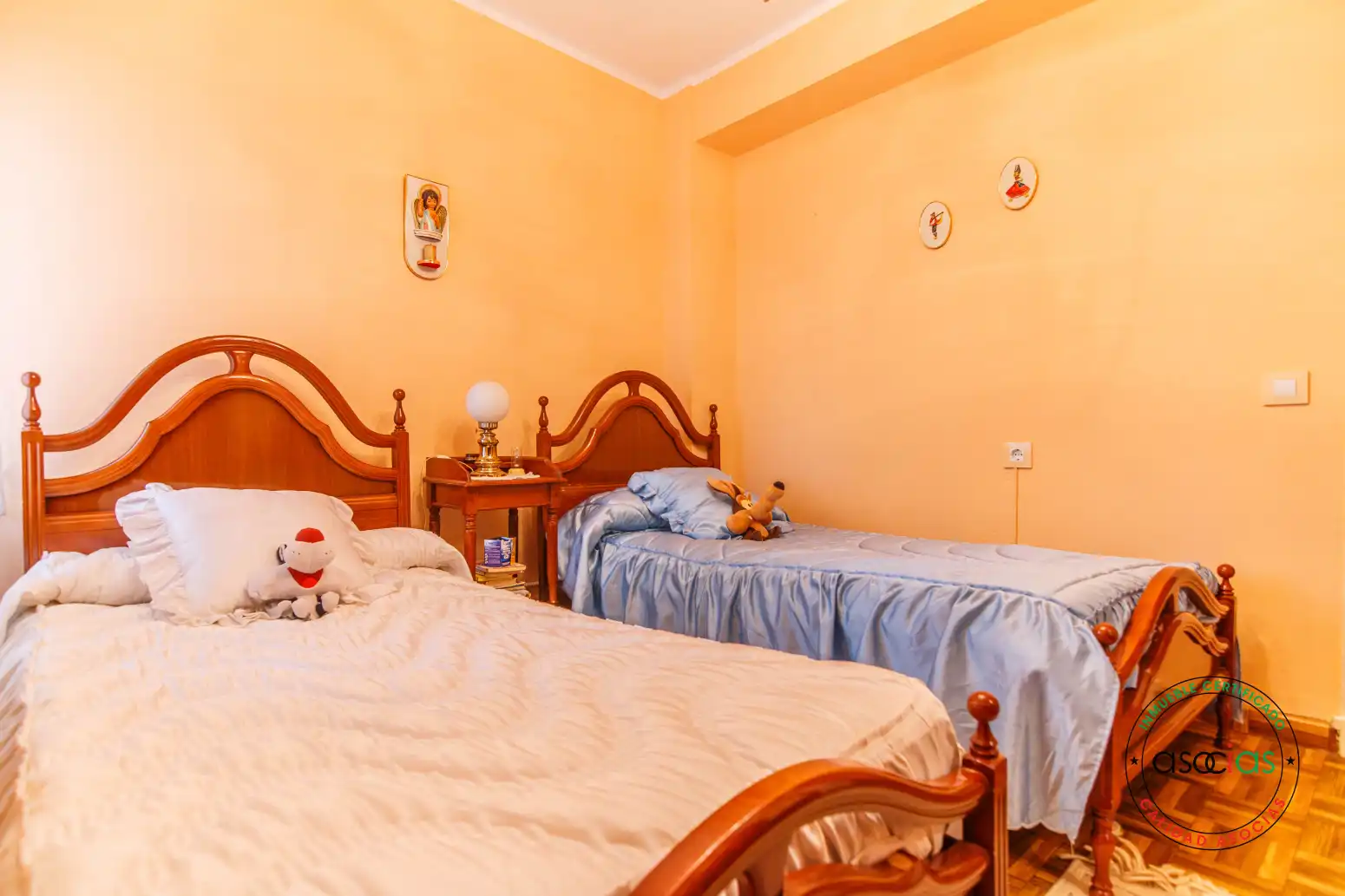Bedroom of Flat for sale in Nava  with Heating and Balcony