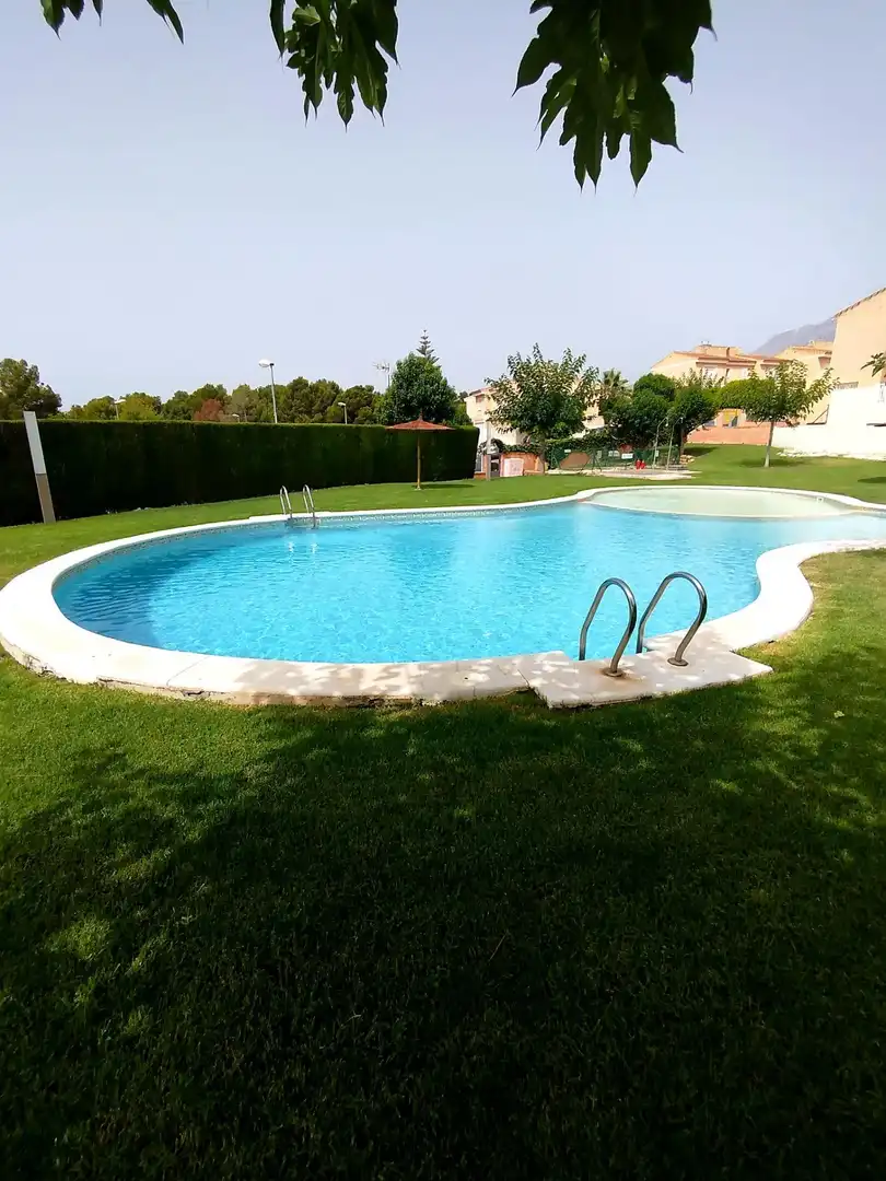 Swimming pool of Detached homes for sale in La Nucia  with Air Conditioner, Heating and Private garden
